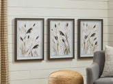 Floridian Furniture - Ashley Furniture - Honslow Wall Decor - Wall Art Set (3/CN) / Brown/Black/White - A8000506