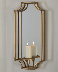 Floridian Furniture - Ashley Furniture - Dumi Wall Decor - Wall Sconce / Gold Finish - A8010153