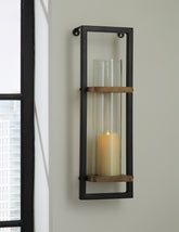 Floridian Furniture - Ashley Furniture - Colburn Wall Decor - Wall Sconce / Natural/Black - A8010171
