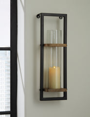 Floridian Furniture - Ashley Furniture - Colburn Wall Decor - Wall Sconce / Natural/Black - A8010171