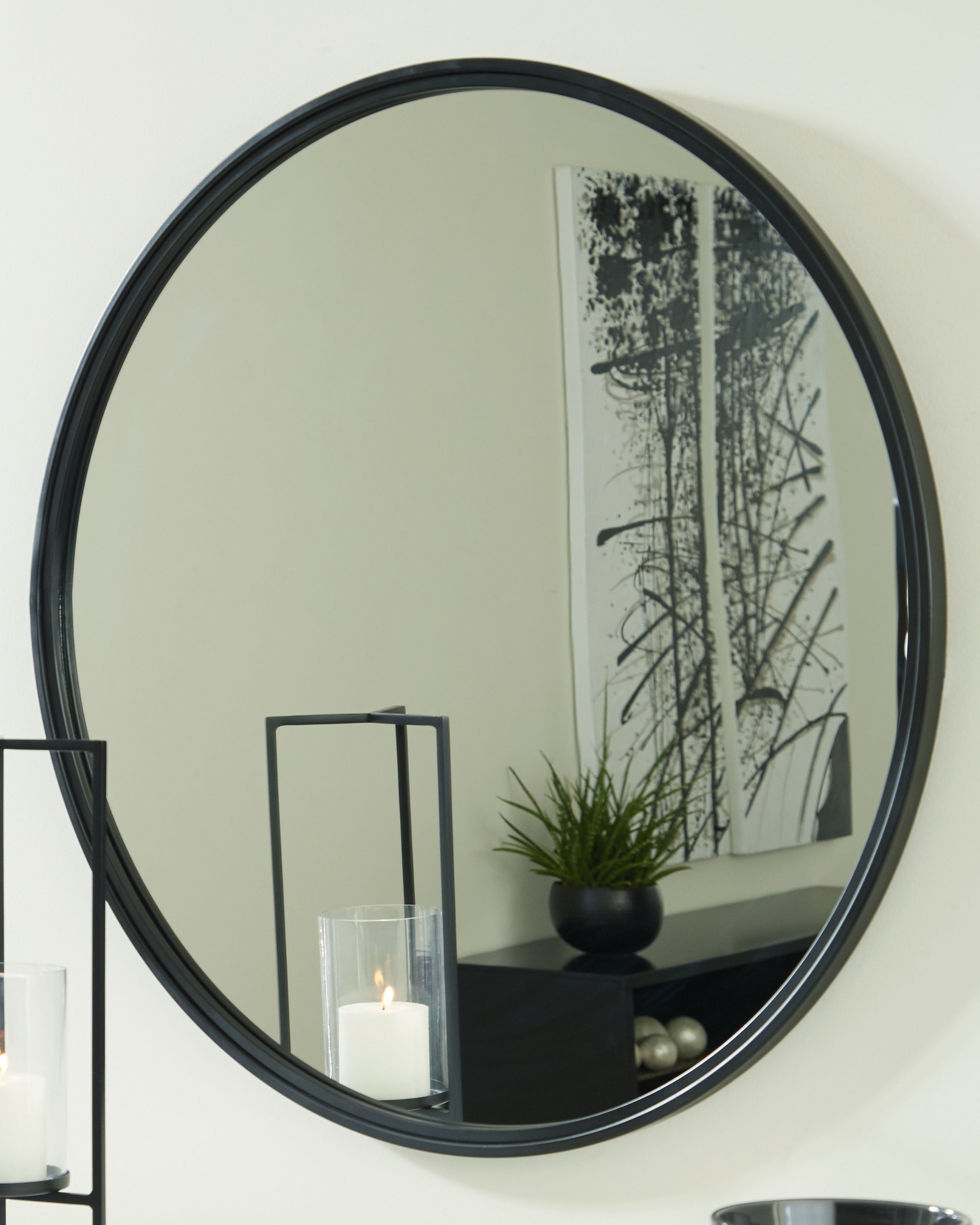 Floridian Furniture - Ashley Furniture - Brocky Mirror - Accent Mirror / White - A8010293
