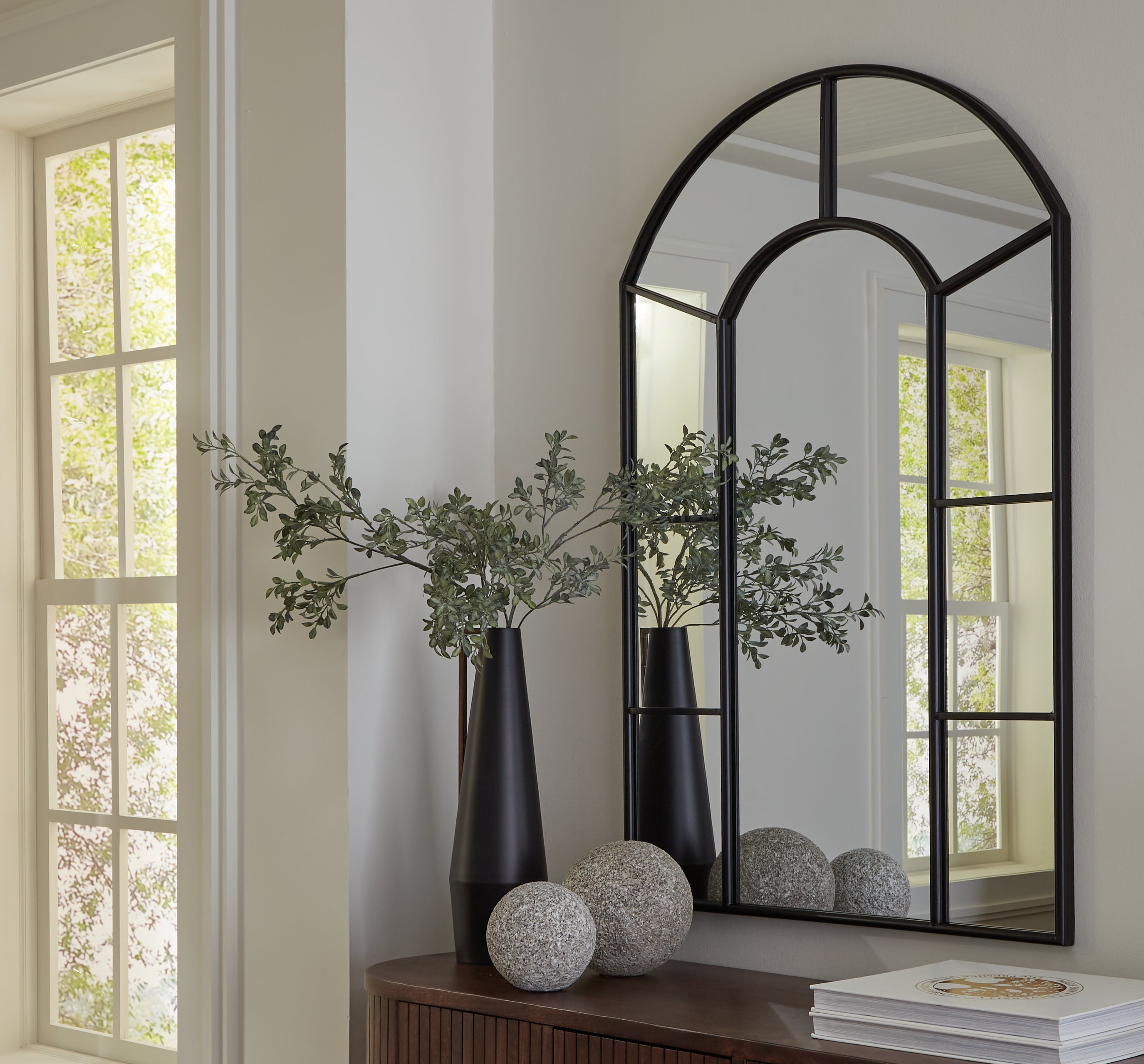 Floridian Furniture - Ashley Furniture - Evengton Mirror - Accent Mirror / Black - A8010319