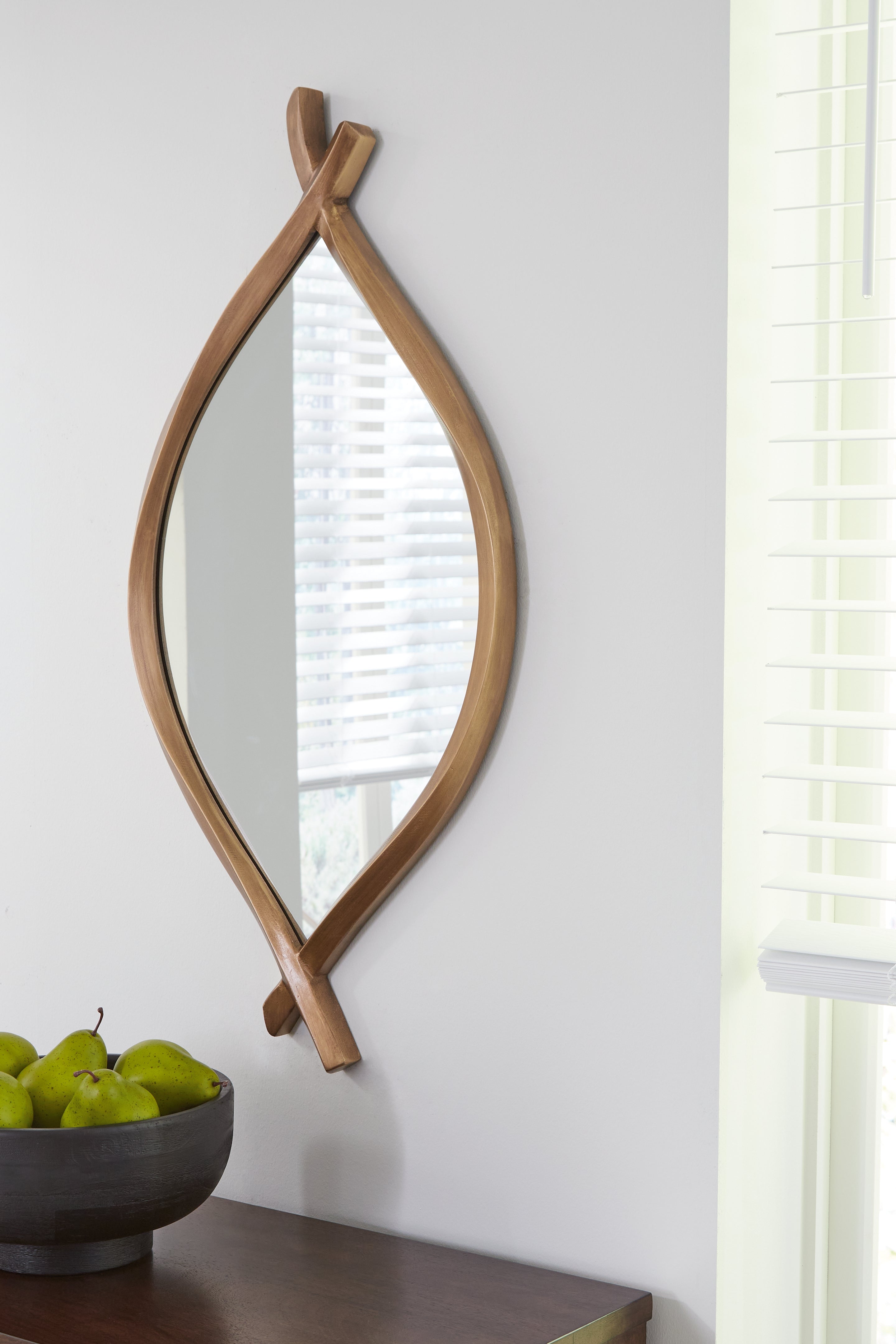Floridian Furniture - Ashley Furniture - Bartner Mirror - Accent Mirror / Antique Gold Finish - A8010340