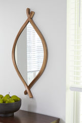 Floridian Furniture - Ashley Furniture - Bartner Mirror - Accent Mirror / Antique Gold Finish - A8010340