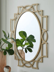 Floridian Furniture - Ashley Furniture - Fulkmore Mirror - Accent Mirror / Antique Gold Finish - A8010350