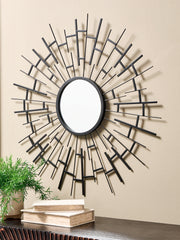 Floridian Furniture - Ashley Furniture - Garrenworth Mirror - Accent Mirror / Black - A8010391
