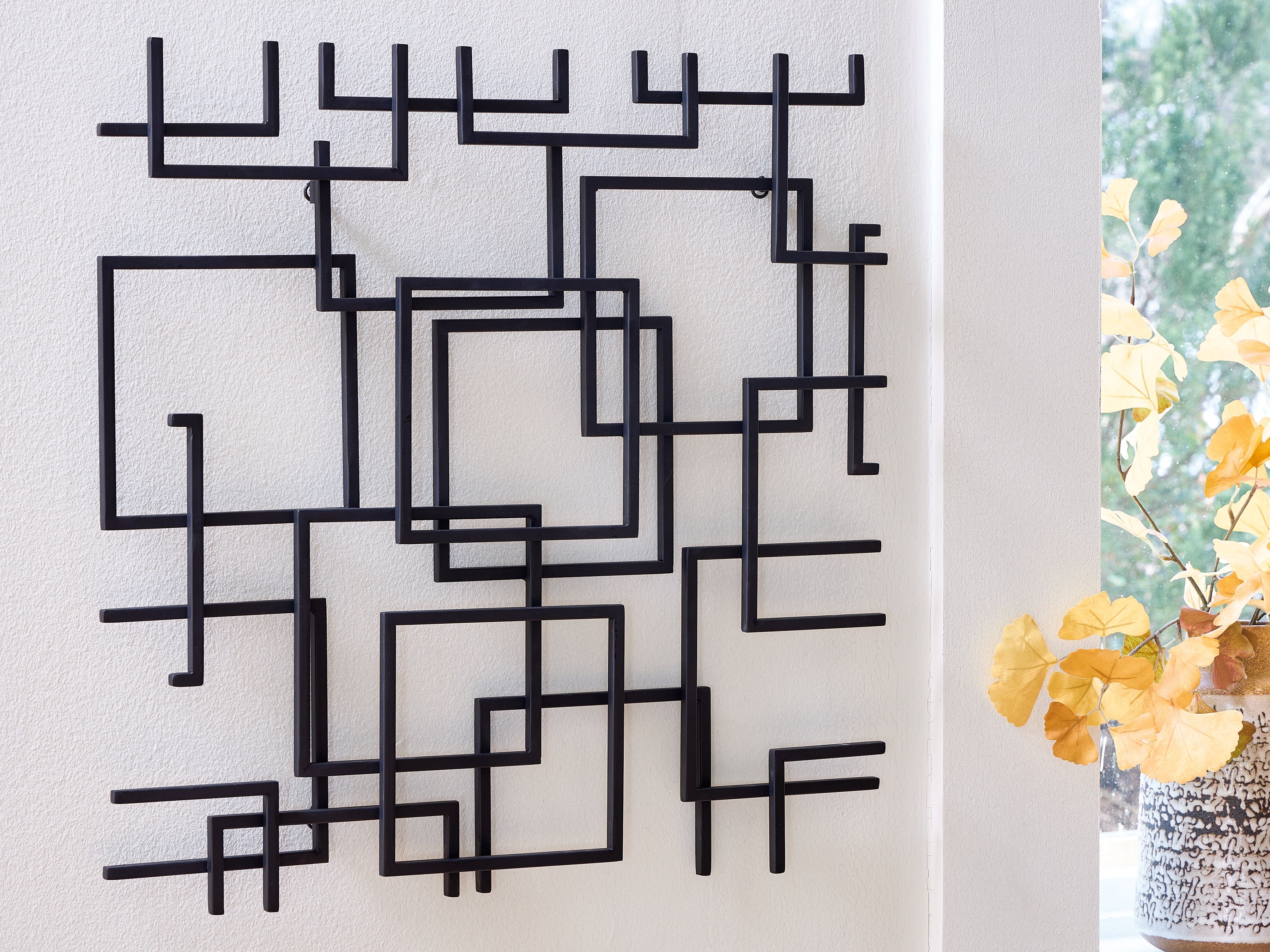 Floridian Furniture - Ashley Furniture - Aadanton Wall Decor - Wall Decor / Black - A8010400