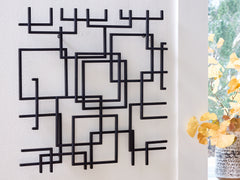 Floridian Furniture - Ashley Furniture - Aadanton Wall Decor - Wall Decor / Black - A8010400