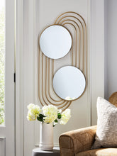 Floridian Furniture - Ashley Furniture - Warrenley Mirror - Accent Mirror / Gold Finish - A8010401