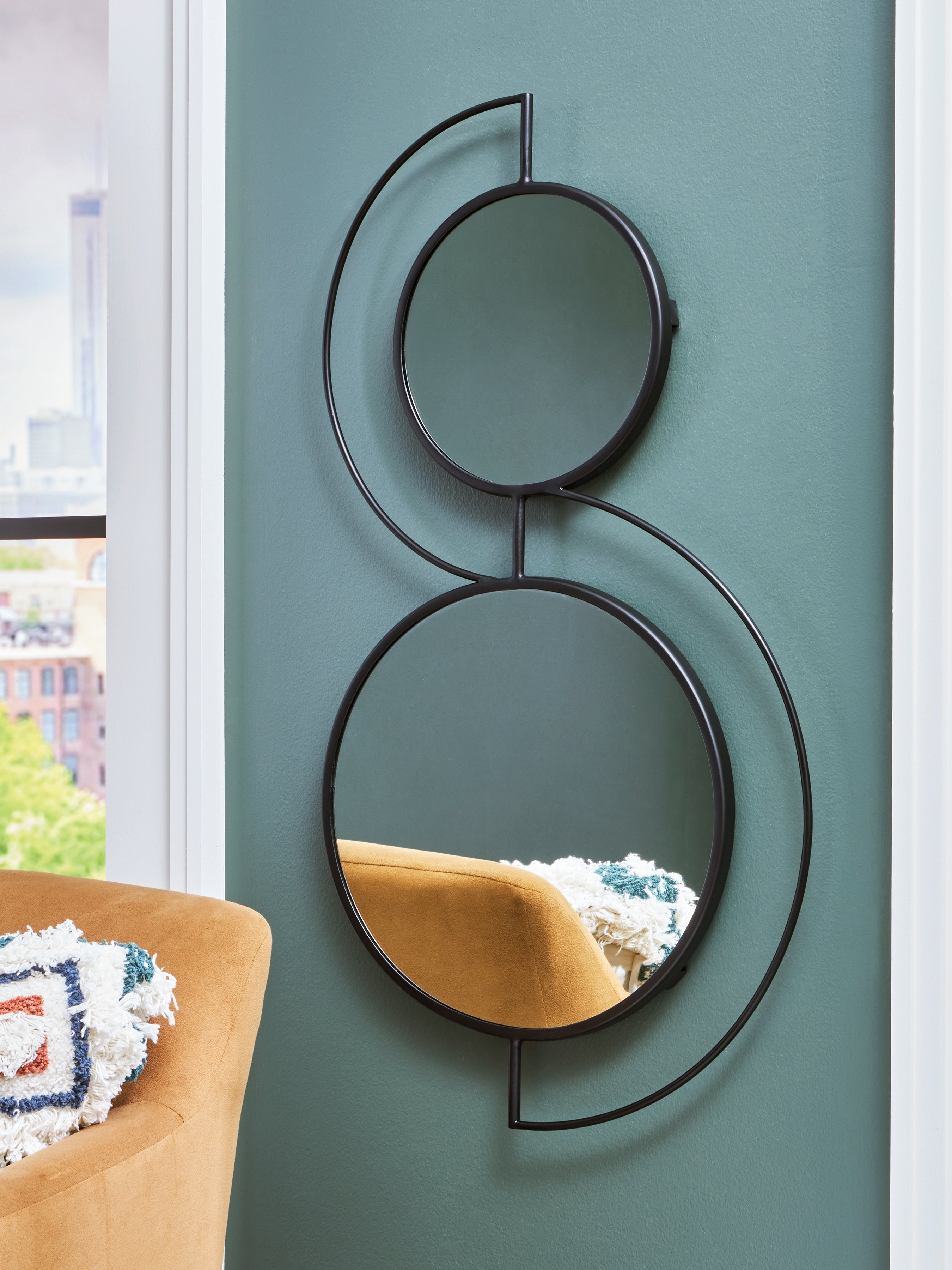 Floridian Furniture - Ashley Furniture - Shayham Mirror - Accent Mirror / Black - A8010402