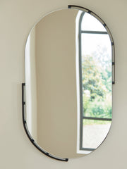 Floridian Furniture - Ashley Furniture - Valkings Mirror - Accent Mirror / Black - A8010403