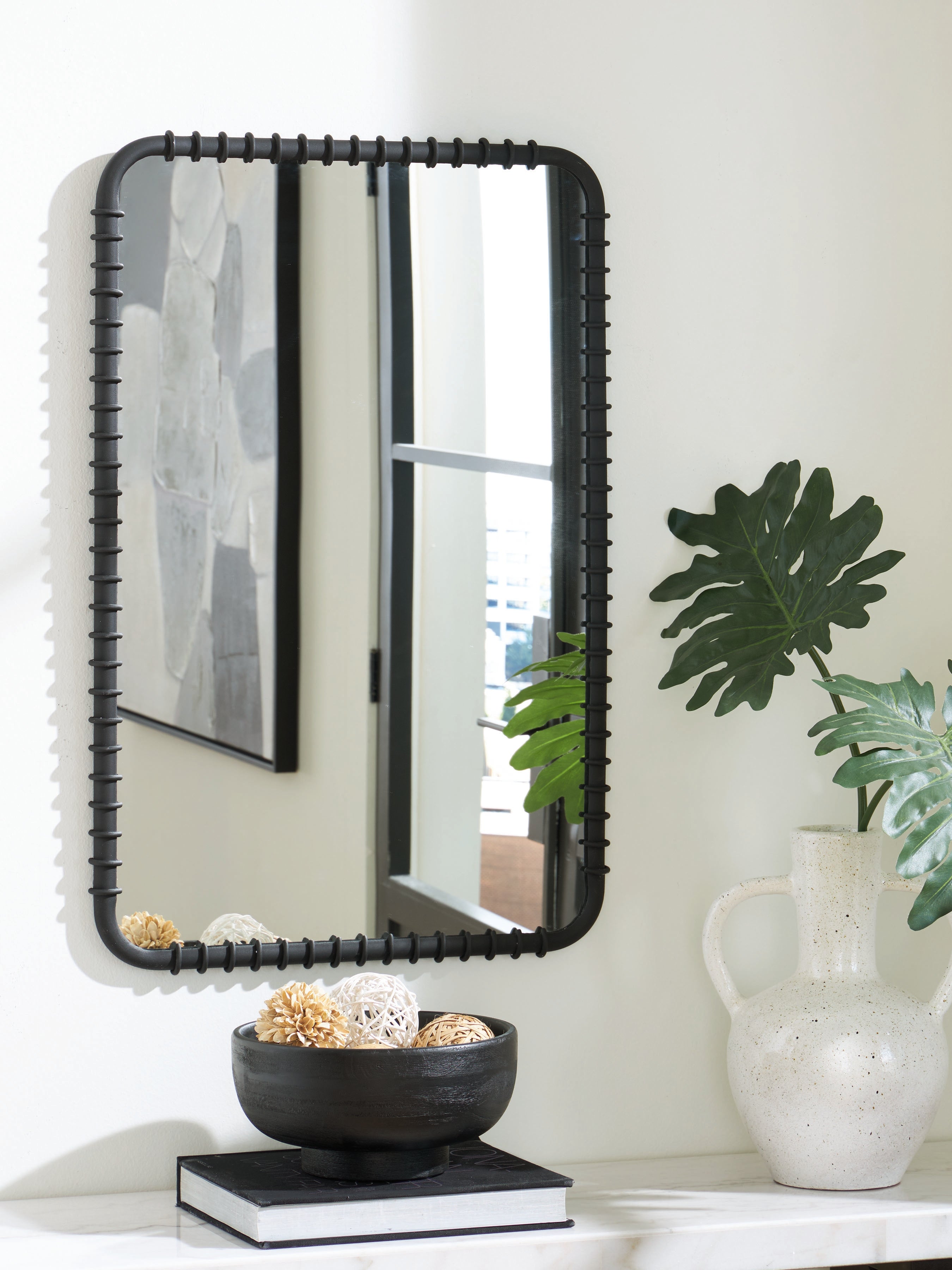 Floridian Furniture - Ashley Furniture - Judlow Mirror - Accent Mirror / Black - A8010419