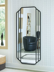 Floridian Furniture - Ashley Furniture - Antigone Mirror - Floor Mirror / Black - A8010434