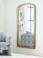 Floridian Furniture - Ashley Furniture - Fintan Mirror - Floor Mirror / Gold Finish - A8010436