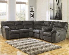 Floridian Furniture - Ashley Furniture - Tambo Sectional - 2-Piece Reclining Sectional / Canyon - 27802S1