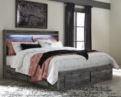 Floridian Furniture - Ashley Furniture - Baystorm Bedroom - Full Panel Bed with 2 Storage Drawers / Gray - B221B34