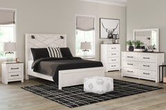 Floridian Furniture - Ashley Furniture - Gerridan Bedroom - Full Panel Bed / White/Gray - B1190B4