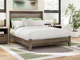 Floridian Furniture - Ashley Furniture - Elbrim Bedroom - Full Panel Bed / Brown - PCB2005B8