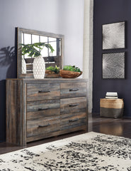 Floridian Furniture - Ashley Furniture - Drystan Bedroom - Two Drawer Night Stand / Multi - B211-92