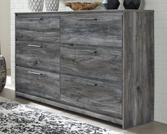 Floridian Furniture - Ashley Furniture - Baystorm Bedroom - Six Drawer Dresser / Gray - B221-31
