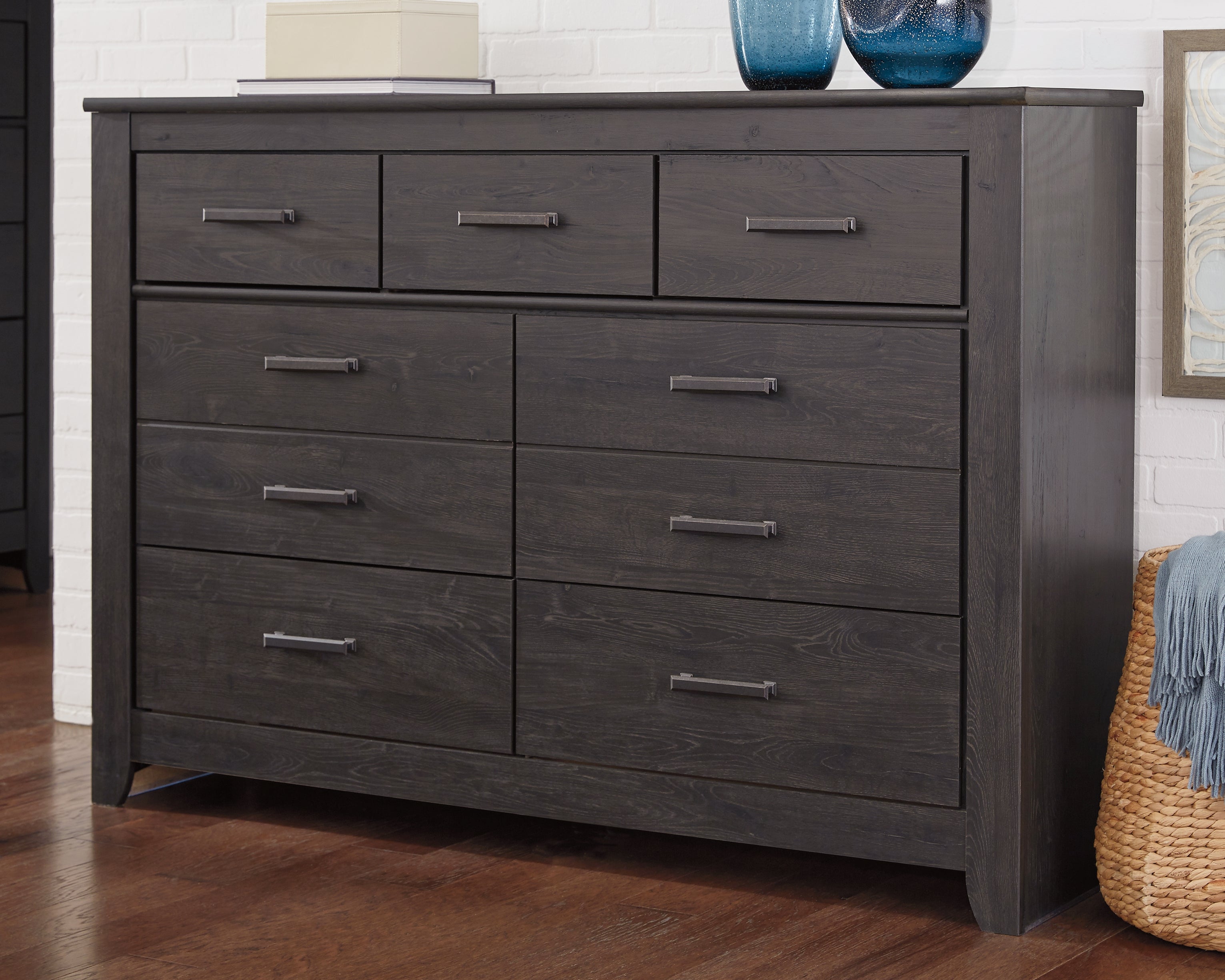 Floridian Furniture - Ashley Furniture - Brinxton Bedroom - Full Panel Bed / Charcoal - B249B5