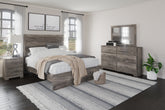 Floridian Furniture - Ashley Furniture - Ralinksi Bedroom - Twin Panel Bed / Gray - B2587B11