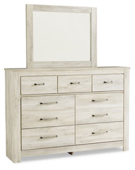 Floridian Furniture - Ashley Furniture - Bellaby Bedroom - Queen Crossbuck Panel Bed / Whitewash - B331B6