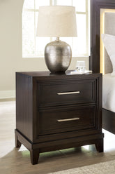 Floridian Furniture - Ashley Furniture - Neymorton Bedroom - Dresser and Mirror / Dark Grayish Brown - B618B1
