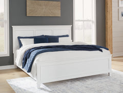 Floridian Furniture - Ashley Furniture - Fortman Bedroom - Full Panel Storage Bed / White - B680B25