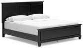Floridian Furniture - Ashley Furniture - Lanolee Bedroom - Twin Panel Storage Bed / Black - B687B21