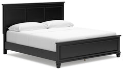 Floridian Furniture - Ashley Furniture - Lanolee Bedroom - Twin Panel Storage Bed / Black - B687B21