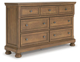 Floridian Furniture - Ashley Furniture - Feddinger Bedroom - King Sleigh Bed / Medium Brown - PCB779B15