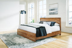 Floridian Furniture - Ashley Furniture - Dressonni Bedroom - California King Panel Bed / Brown - B790B5