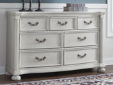 Floridian Furniture - Ashley Furniture - Montelaine Bedroom - Three Drawer Night Stand / Antique White - B795-93
