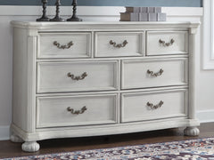 Floridian Furniture - Ashley Furniture - Montelaine Bedroom - Three Drawer Night Stand / Antique White - B795-93