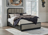 Floridian Furniture - Ashley Furniture - Rowanbeck Bedroom - One Drawer Night Stand / Black - B821-91