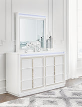 Floridian Furniture - Ashley Furniture - Chalanna Bedroom - Five Drawer Chest / White - B822-46