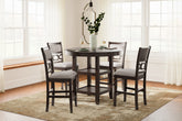 Floridian Furniture - Ashley Furniture - Langwest Dining Room - Dining Room Table Set (6/CN) / Brown - D422-325