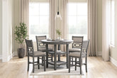 Floridian Furniture - Ashley Furniture - Wrenning Dining Room - Dining Room Table Set (5/CN) / Gray - D425-225