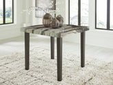 Floridian Furniture - Ashley Furniture - Jeshina Counter Height Dining Table - Square DRM Counter Table / Dark Brown/Beige - PCD581-13