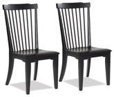 Floridian Furniture - Ashley Furniture - Brenkerton Dining Chair (Set of 2) - Dining Chair (Set of 2) / Black - PCD591-01X2