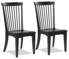Floridian Furniture - Ashley Furniture - Brenkerton Dining Chair (Set of 2) - Dining Chair (Set of 2) / Black - PCD591-01X2