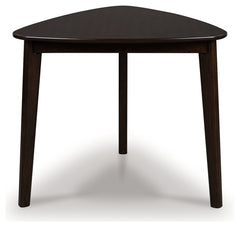 Floridian Furniture - Ashley Furniture - Mallenette Dining Table - Triangle Dining Room Table / Merlot - PCD607-16