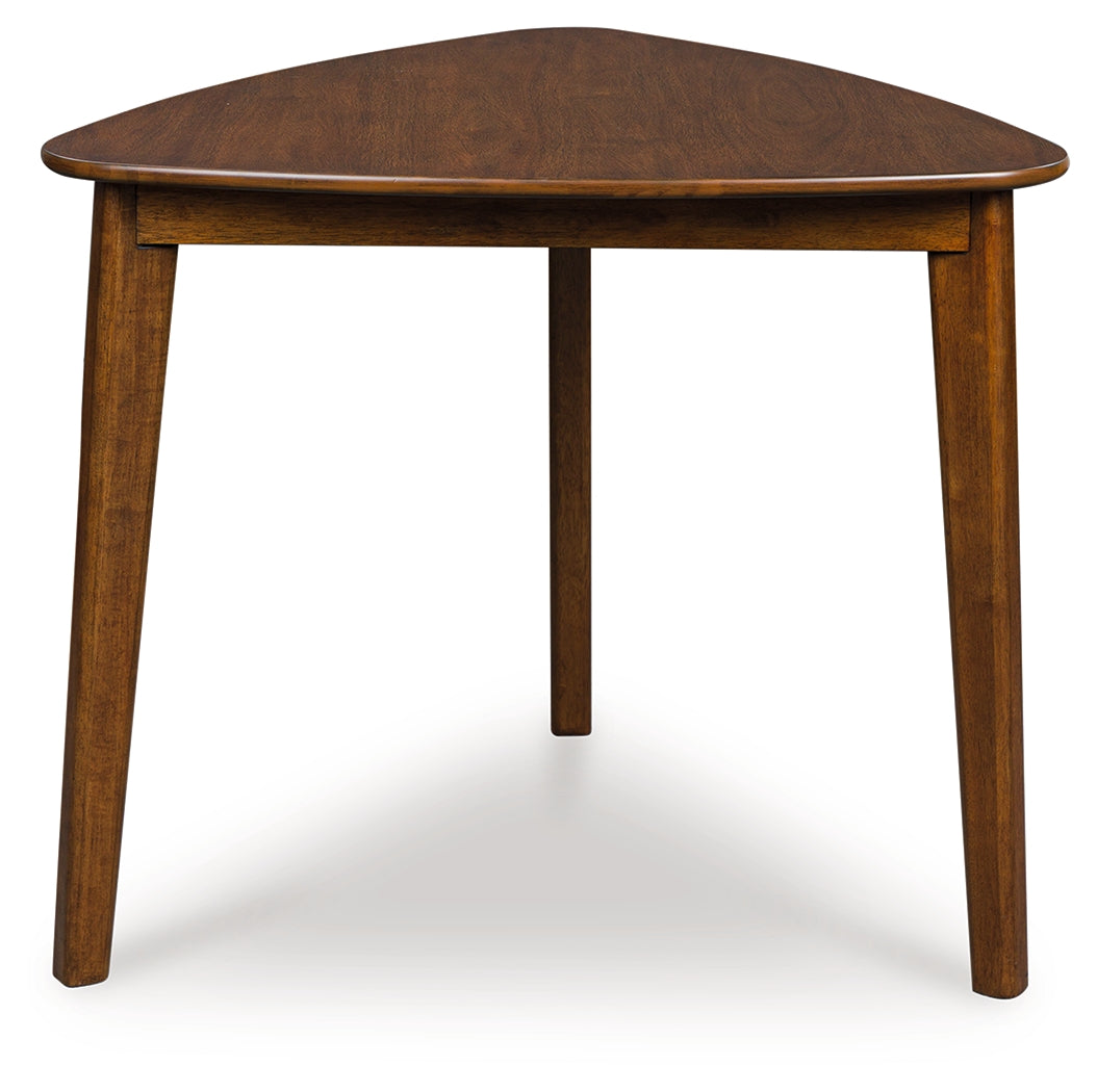 Floridian Furniture - Ashley Furniture - Tameride Dining Table - Triangle Dining Room Table / Brown - PCD609-16