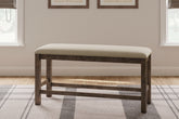 Floridian Furniture - Ashley Furniture - Moriville Dining Room - Upholstered Bench / Beige / 48"W x 17"D x 20"H - D631-00