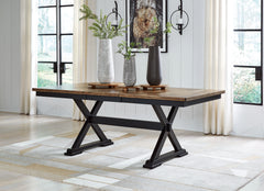 Floridian Furniture - Ashley Furniture - Wildenauer Dining Room - Dining Room Buffet / Brown/Black - D634-80