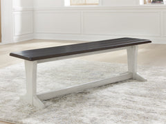Floridian Furniture - Ashley Furniture - Darborn Dining Room - Dining Table / Gray/Brown / 40"W x 78"D x 30"H - D796D3
