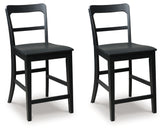 Floridian Furniture - Ashley Furniture - Greddinton Counter Height Barstool (Set of 2) - Counter Height Barstool (Set of 2) / Multi - PCD824-124X2