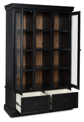 Floridian Furniture - Ashley Furniture - Greddinton Curio - Curio / Black/Brown - PCD824-186