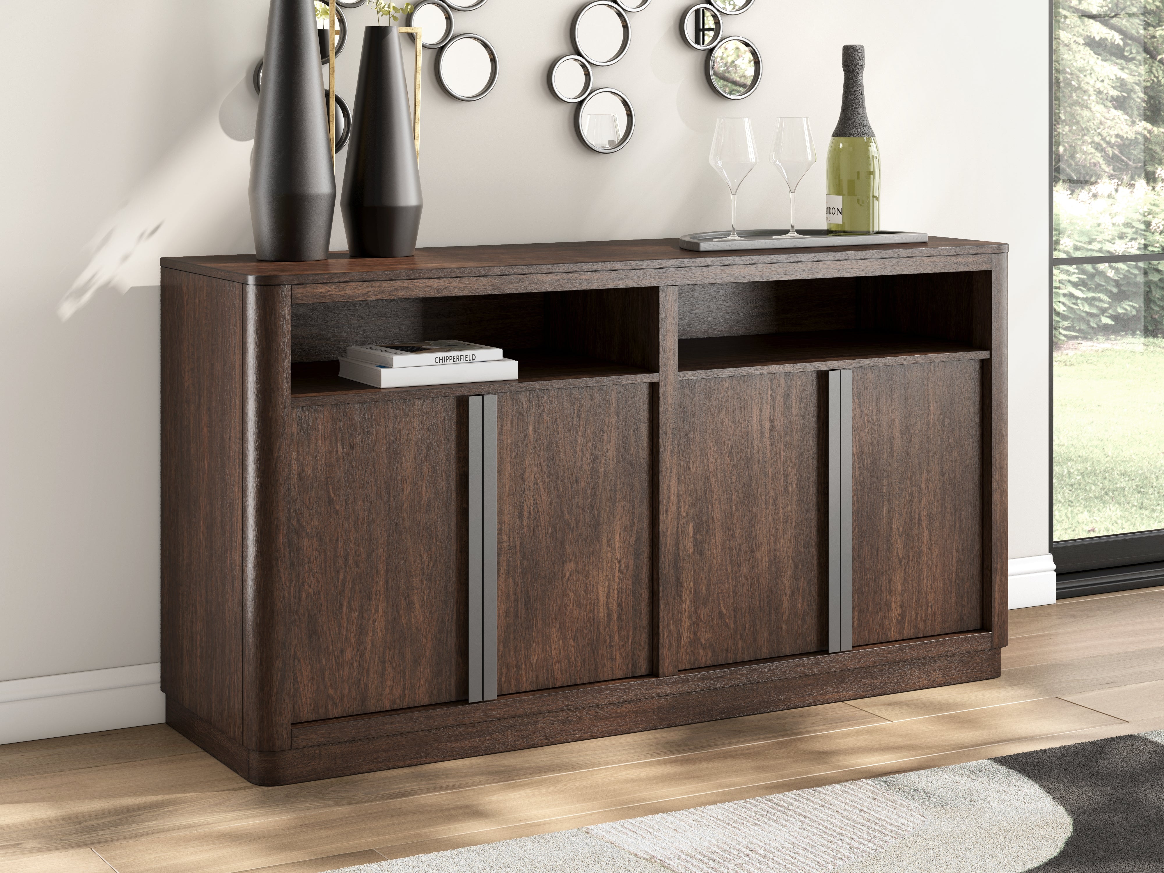 Floridian Furniture - Ashley Furniture - Dilenno Dining Server - Dining Room Server / Dark Brown - PCD857-60